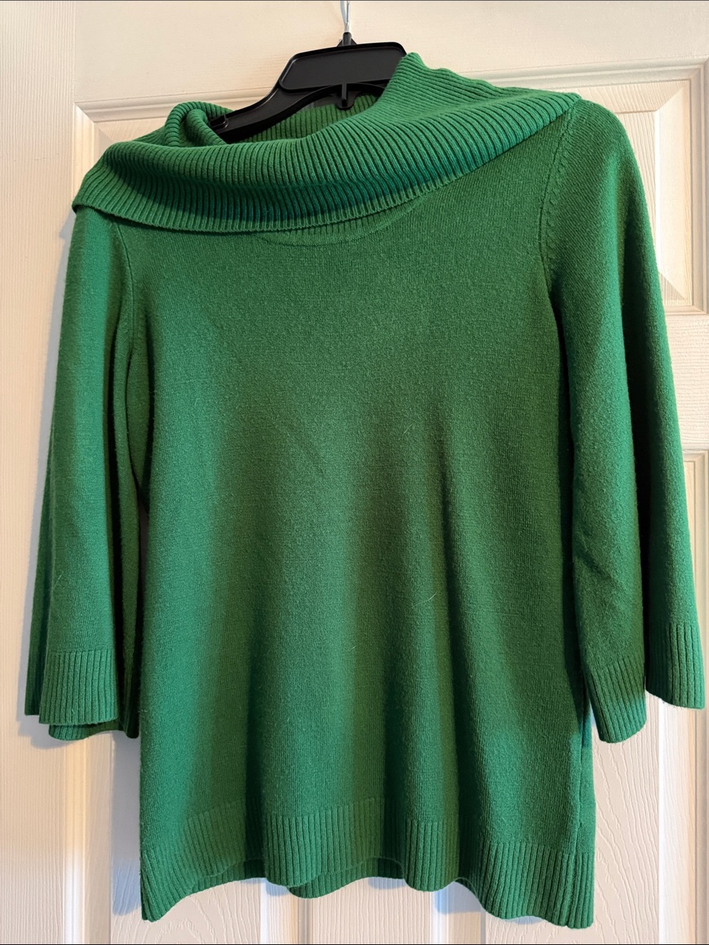 Mercer Street Studio Emerald Green Cowl Neck Sweater
